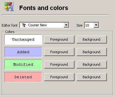 Comparison - File Color Scheme