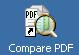 Run Compare PDF by double clicking on it's icon.